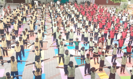 11th International Yoga Day at Villupuram Campus