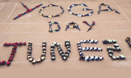 International Yoga Day at Aditya’s Swami Vivekananda School