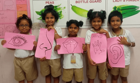 KG Sensory Exploration Day at Vivekam