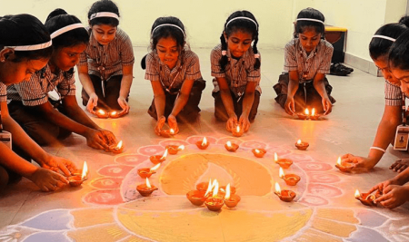 Karthigai Deepam Celebration at Sathya Nagar