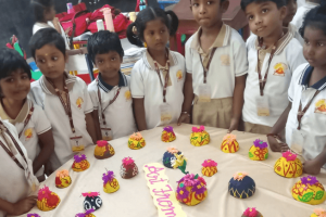 Art-from-Waste-Activity-–-KG-Students-at-TCK-Branch