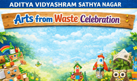 Art from waste Celebration at Sathya Nagar