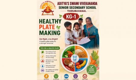 Healthy Balanced Lunch Day KG-1 & KG 2